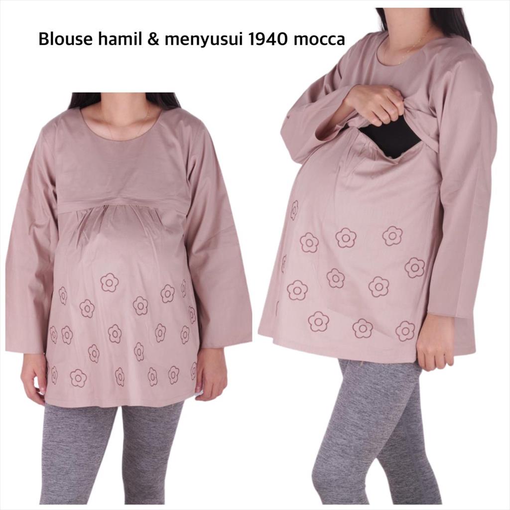 Baju Hamil Blouse Hamil Menyusui B1940