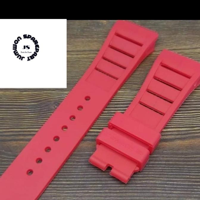 Strap Tali Jam Tangan Richard Mille Rm11 Rm-11 Rm011 Rubber Terbaru