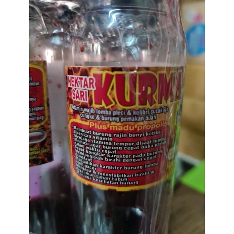 nektar sari kurma plus madu vitamin burung pleci colibri cucak ijo dll