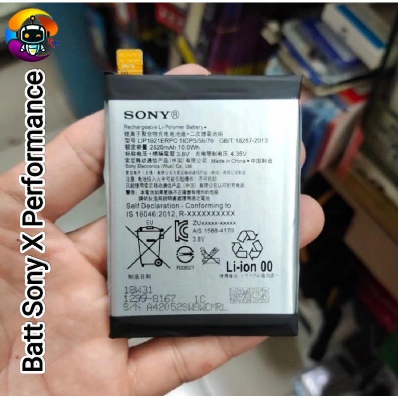 Baterai Sony Xperia X Performance LIP1621ERPC Original