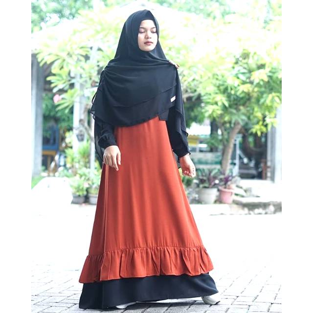 Gamis sabyan bata hitam