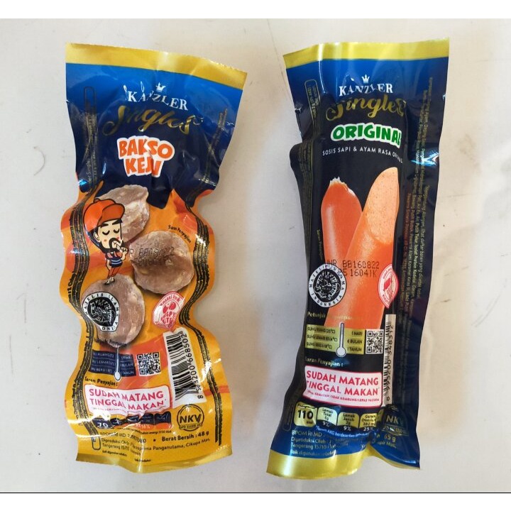 

Kanzler 1 pcs Sosis Original & 1 pcs Bakso Keju