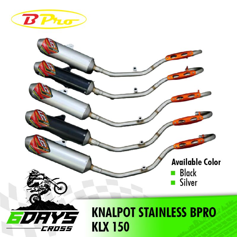 KNALPOT BPRO STAINLESS KLX 150