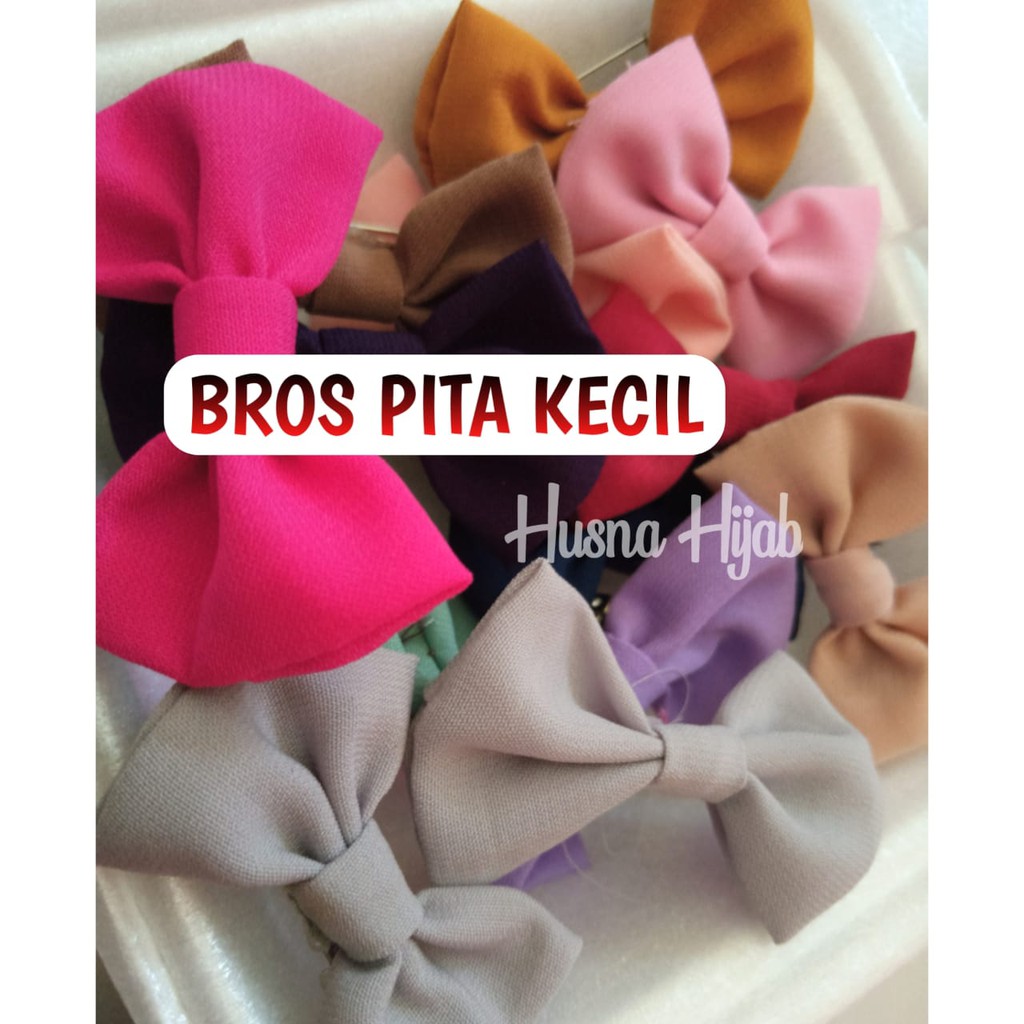 [HUSNA HIJAB] SOUVENIR Bros Pita Kecil Polos isi 1 Lusin (12 Pcs) / Grosir Bros Pita