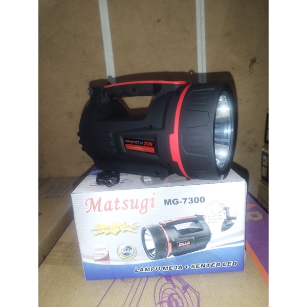 Jual Lampu Senter Matsugi Mg W Smd Lampu Meja Dan Camping Shopee Indonesia