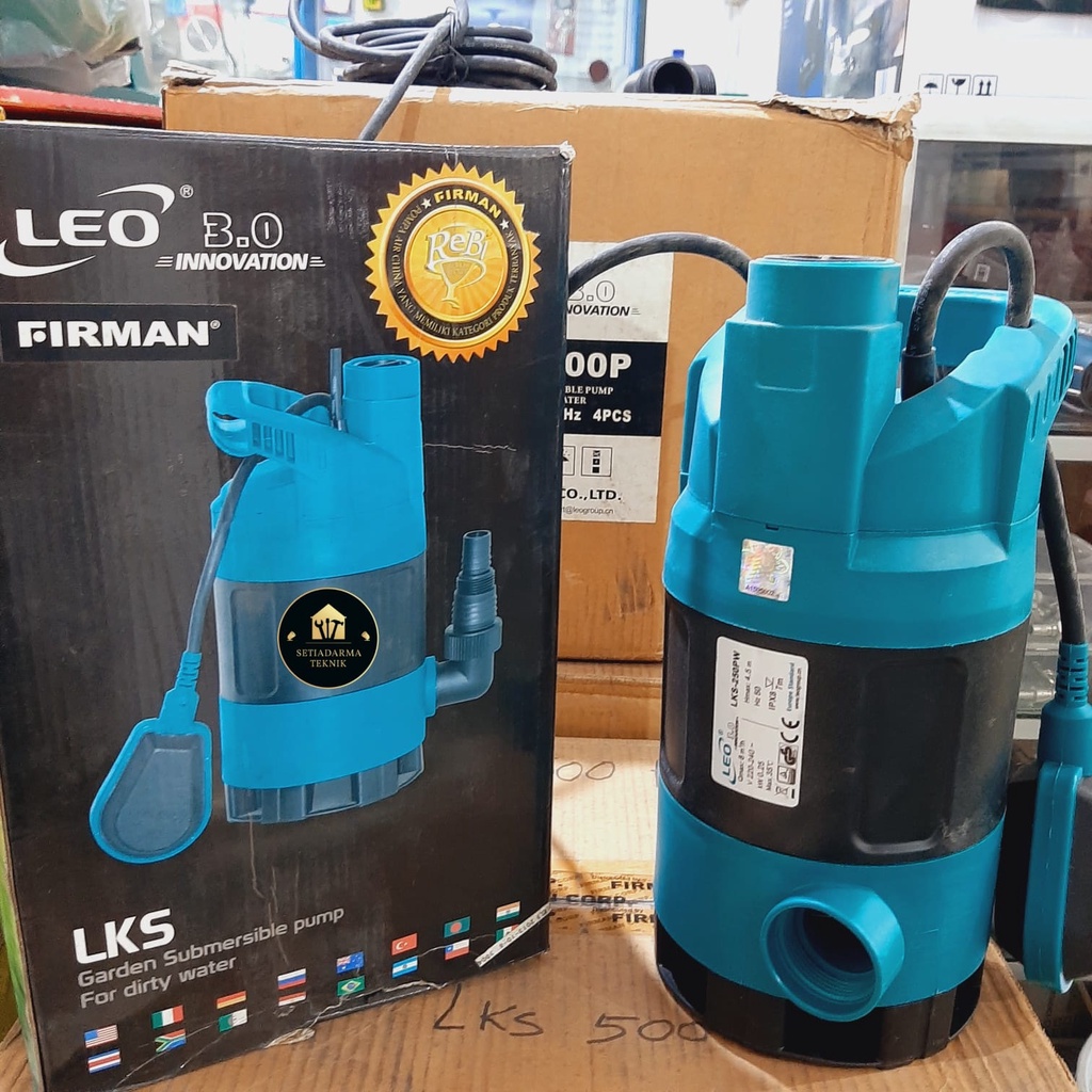 POMPA CELUP AIR KOTOR LKS 1000 PW FIRMAN//GARDEN SUBMERSIBLE PUMP LKS1000PW FIRMAN