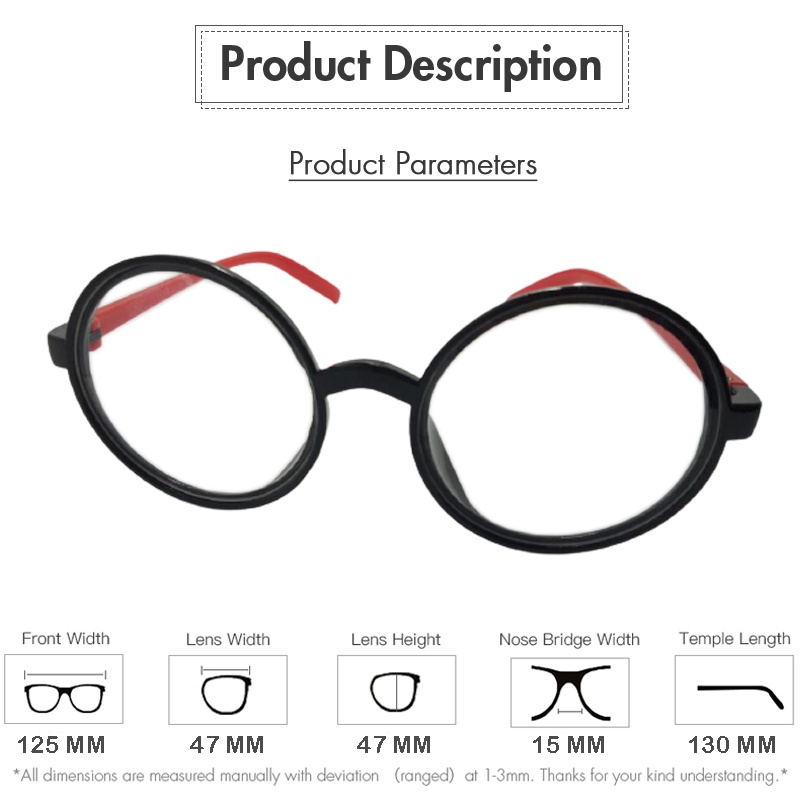 TERBARU! Kacamata Anak anak Anti Radiasi Blue Ray Kacamata Bulat Boboho Design Korea Laki-laki &amp; Perempuan Kacamata Eye Glasses Protection Frame Bulat Oval Multi Color Blueray Kaca mata Murah