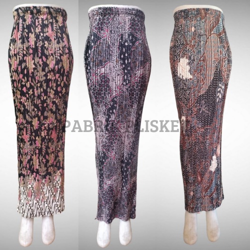 KLO Rok Plisket/Rok Plisket Batik Jumbo/Rok Kebaya Batik/Rok Batik Panjang/Rok PlisketRok Plisket
