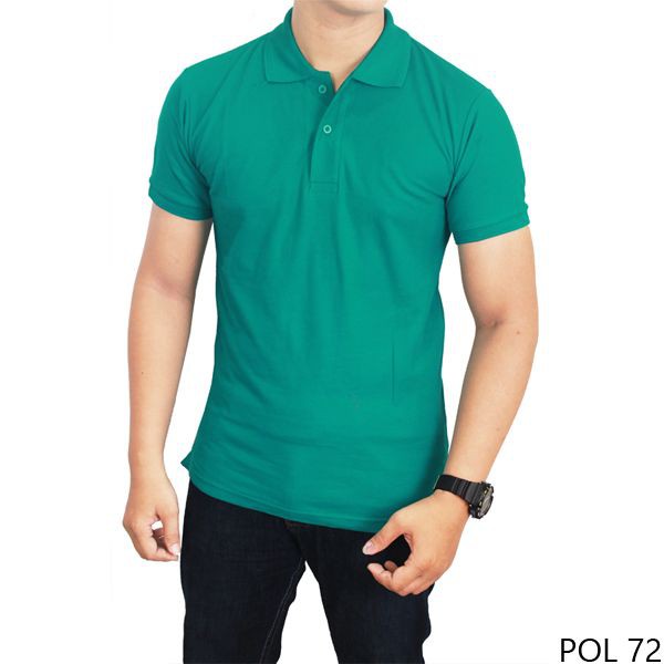TOSCA TUA - Kaos Kerah Polos Warna Hijau tosca - Kaos Polo Polos Warna Hijau tosca - baju hijau tosc