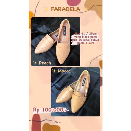 FARADELA Flat Shoes
