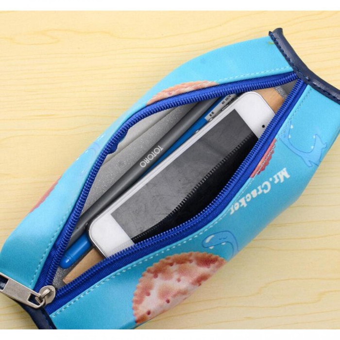 

Hari Ini Kotak Tempat Pensil Cracker Cute Pu Leather Case Trendi