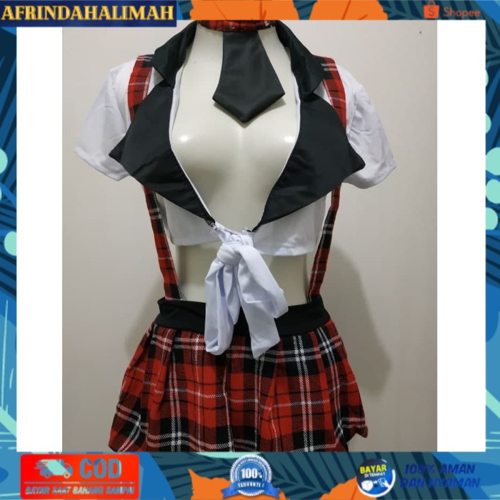 

[TERBARU] Lingerie High School Girl Costume / Set Lingeria Wanita Modern