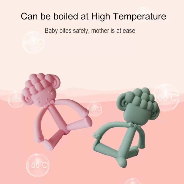 Mainan gigi bayi silikon / Baby teether silicone / Gigitan bayi