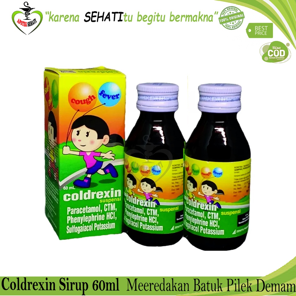 COLDREXIN SIRUP 60ML OBAT FLU PILEK ANAK