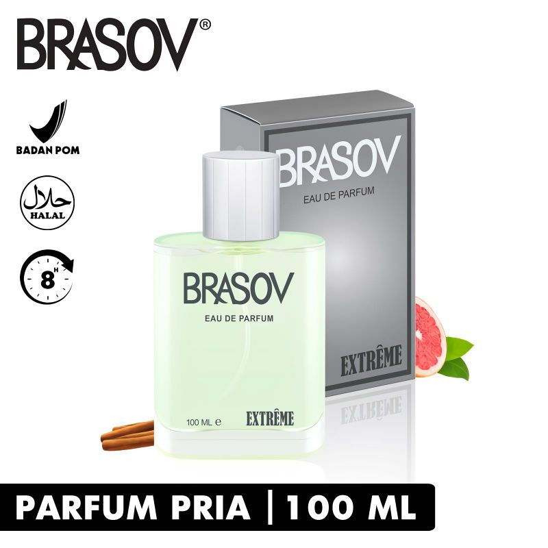 BRAVAS ELITE BLACK 100 ML Perfume Eau De Parfum Original Halal XX-CT Hitam