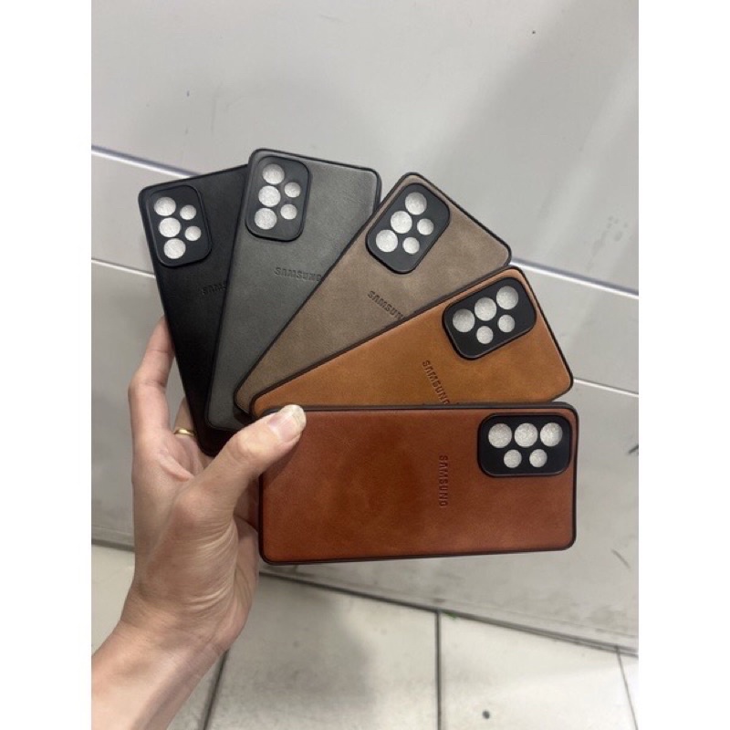 LEATHER CASE / KULIT LOGO SAMSUNG A53 (5G)