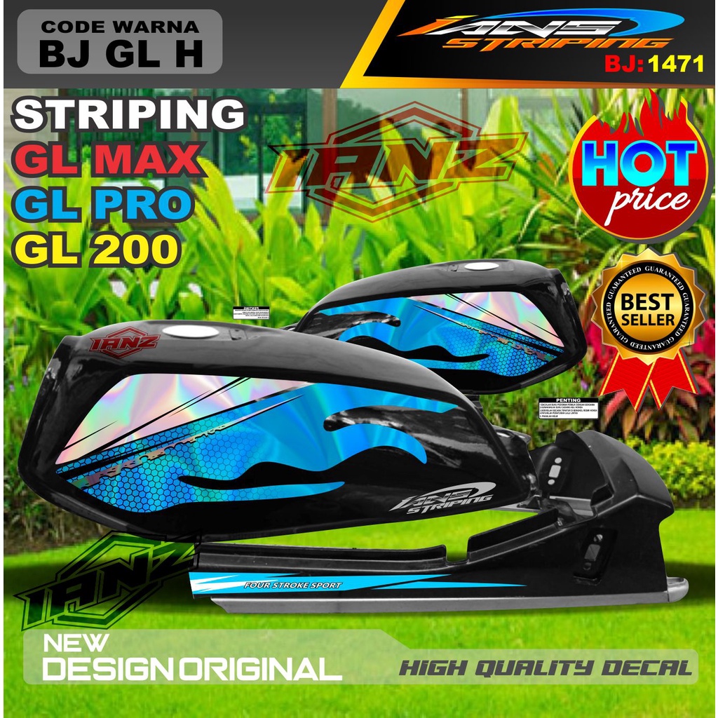 STRIPING CUSTOM GL 2000 HOLOGRAM / STRIPING GL PRO MAX VARIASI HOLOGRAM / STRIPING GL