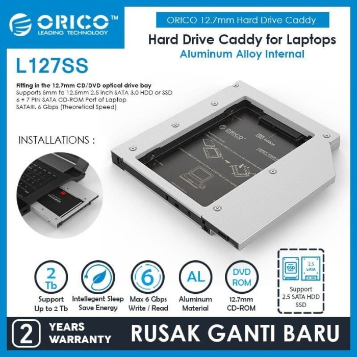 Caddy ORICO L127SS Aluminum Notebook