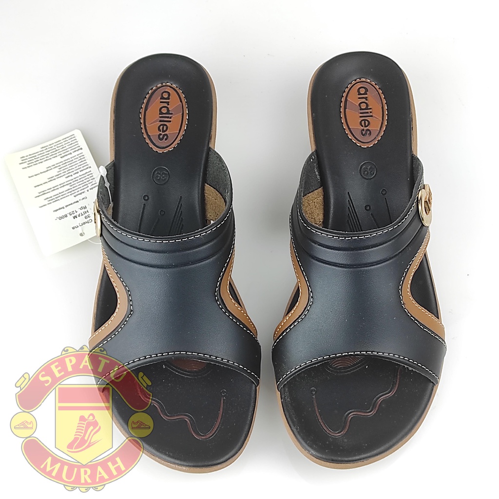 Sandal Wanita Ardiles Cherryna - Hitam