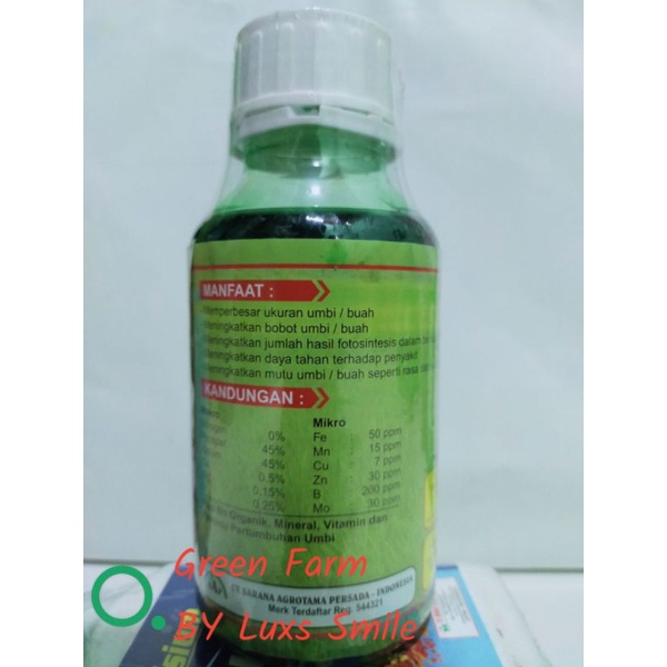 Sale..Kalium Phospat Pupuk Cair Pembesar Umbi Pembesar Buah Tanaman Anti Rontok 500ml Tinggi Kalium