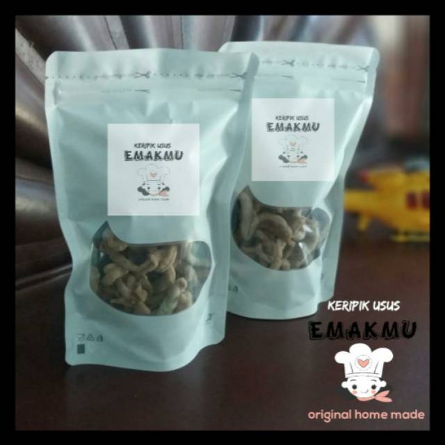 

Kripik usus ayam kampung homemade, tanpa pengawet