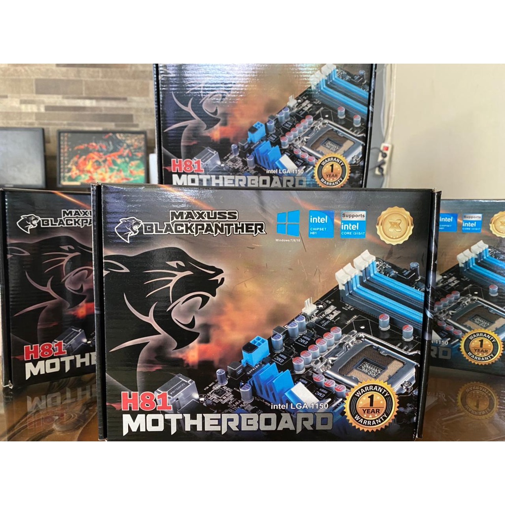 BLACK PANTHER H81M LGA1150, H81, DDR3, SATA3 JOS GANDOS