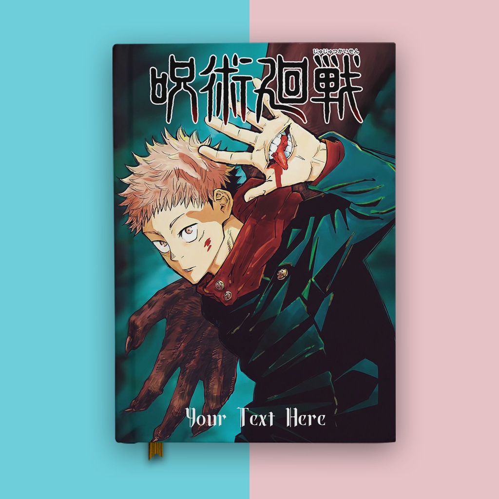 

Buku Catatan Notebook Anime Jujutsu Kaisen Yuji Itadori Custom Jurnal Agenda Diary Hardcover Aesthetic A6 A5