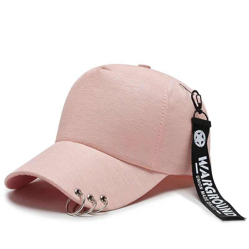 Topi baseball Korea streamer hip-hop Topi Untuk Wanita visor Topi casual Liar hipster street cap Untuk Pria Topi