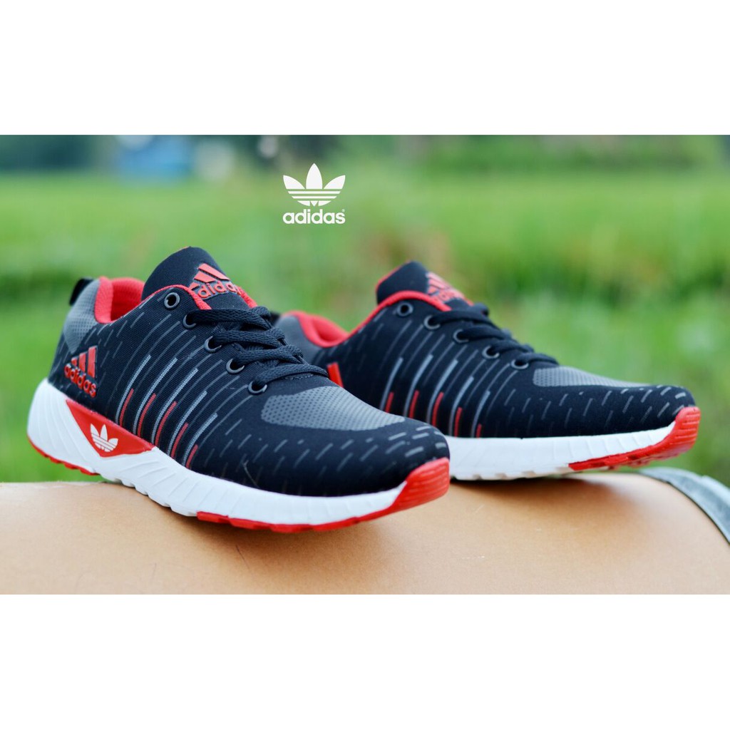  Sepatu  Cowok Lari Sport  Karet  Olahraga Joging Pria Kets 