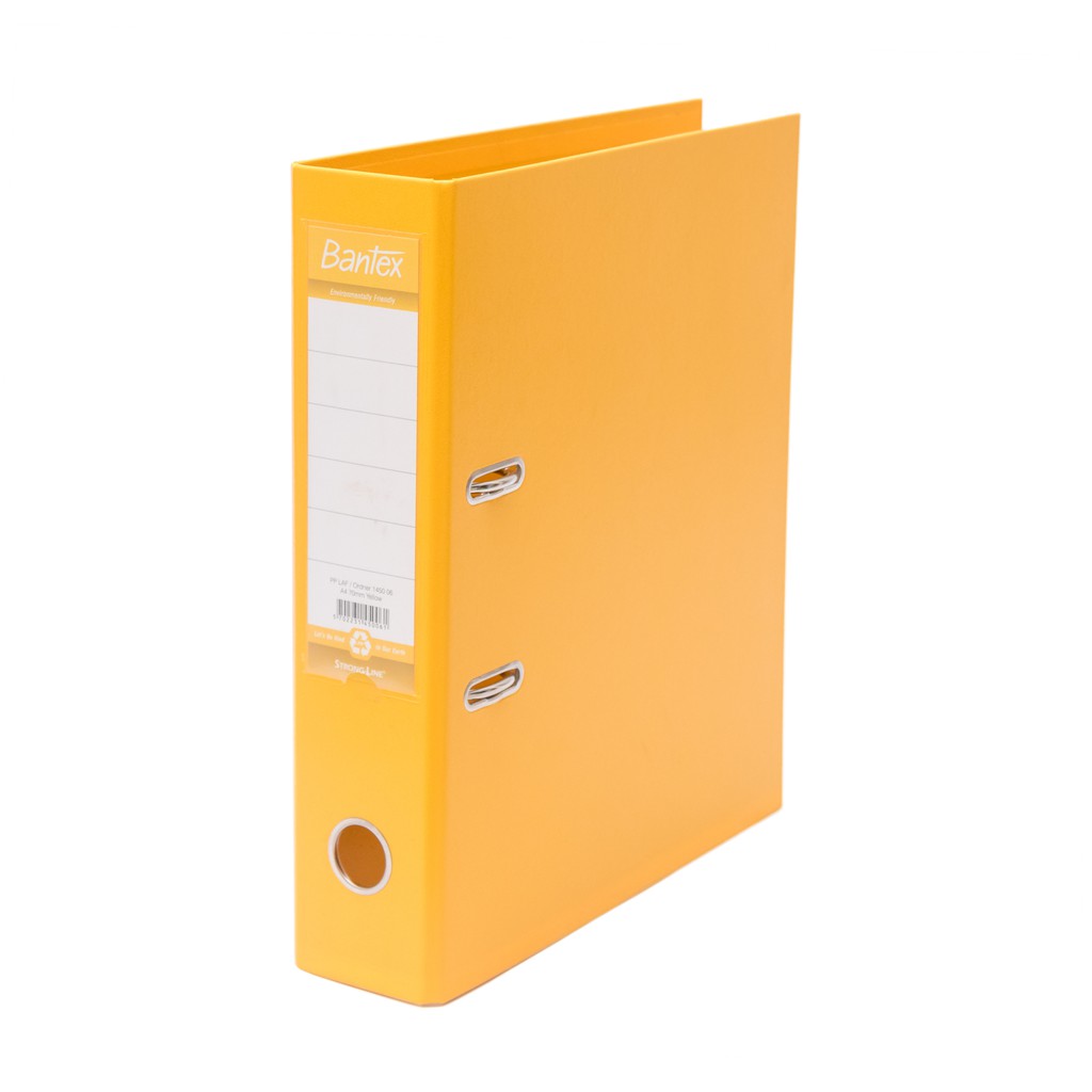 

[Zada] Bantex Lever Arch File Ordner Plastic A4 7cm Yellow 1450 06