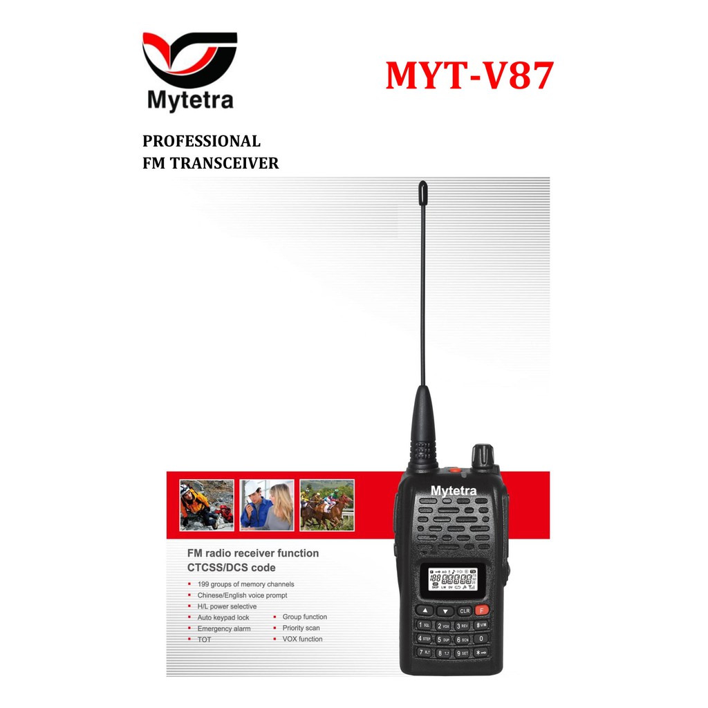 HT MyTetra - V87 FM Radio Receiver Function CTSS/DCS Code