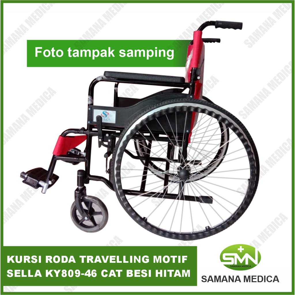 KHUSUS GOJEK DAN GRAB KURSI RODA travelling motif SELLA KY809-46 Velg Racing