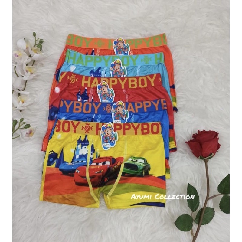 Boxer Anak Cowok Bergambar 6 pcs