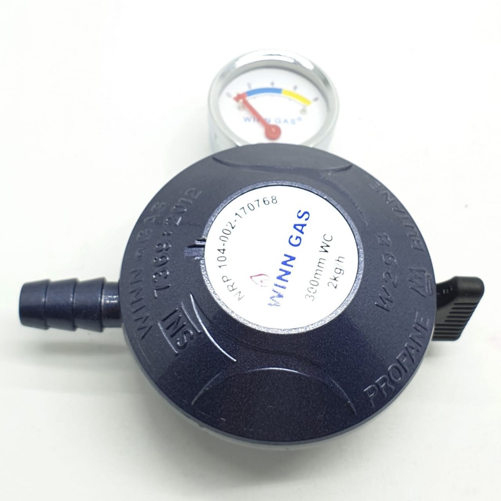 Regulator Gas Elpiji LPG Winn Gas W-298M Meter Tekanan Rendah / Regulator Kompor Gas