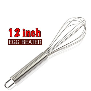 aiGooTan Medan Pengocok Telur Stainless Steel Whisker 