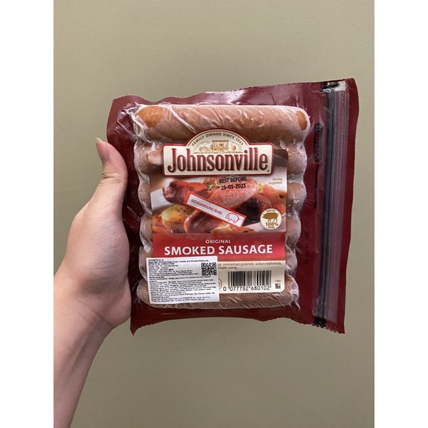 

Sosis Babi Johnsonville Smoked rasa daging asap