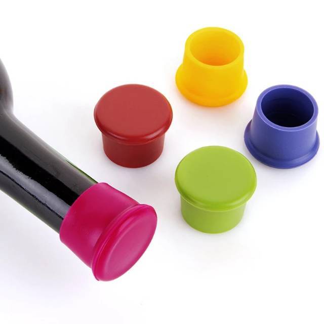 Tutup Botol silicone warna / Tutup Botol Silikon Warna-Warni Polos (BIR)