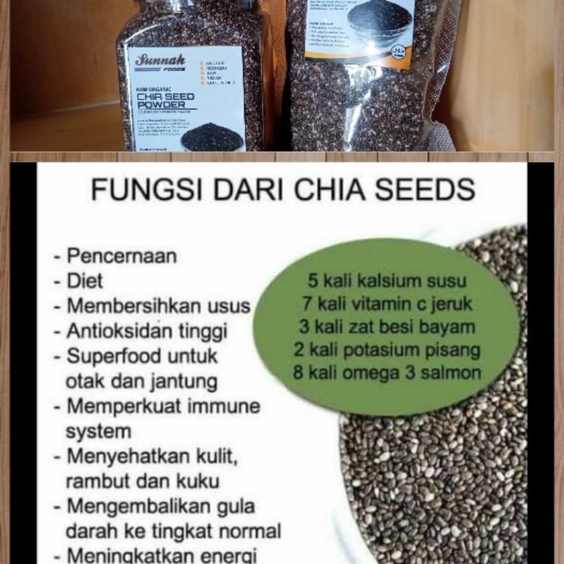 

Chia seed botol 250gr