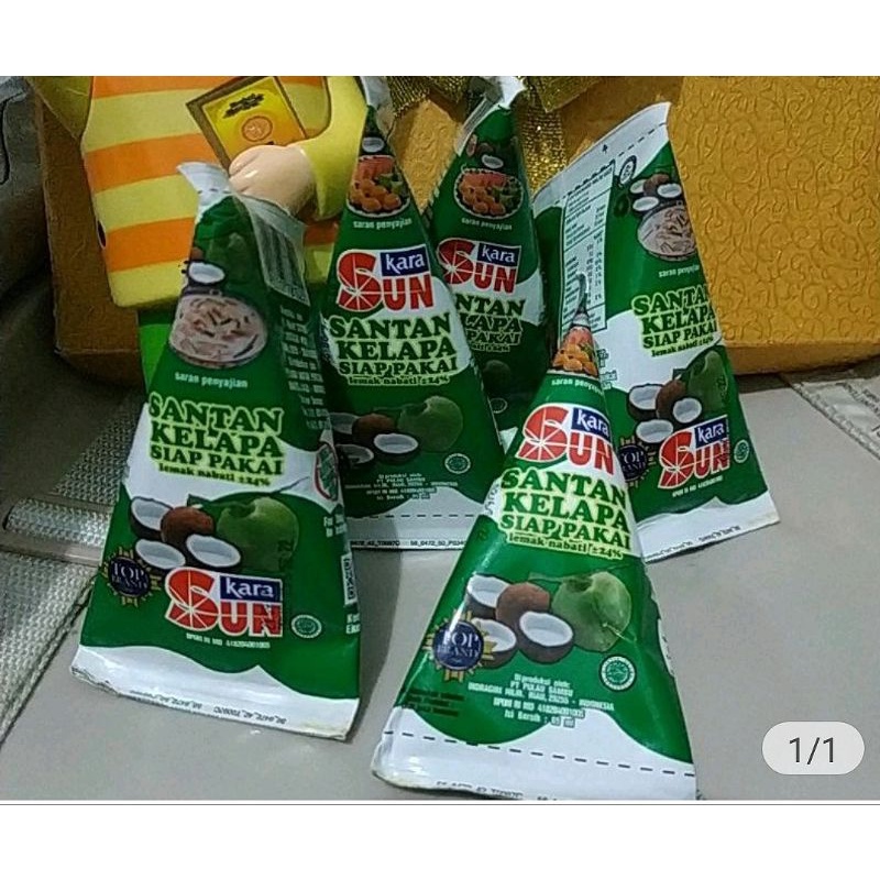 

Paket SUN KARA santan Kelapa 65ml/pcs(isi 6 pcs)