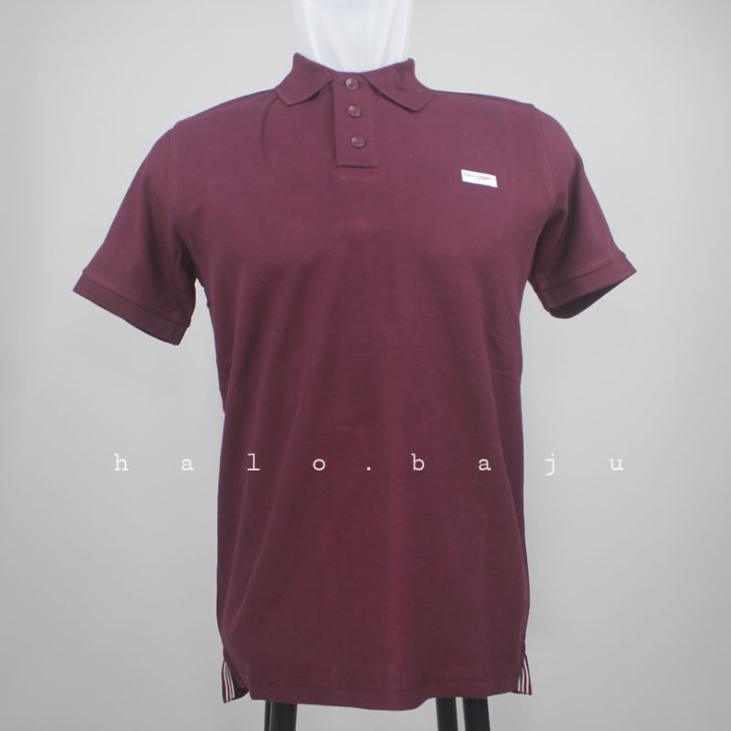 OXYGEN DENIM (107-225211) Kaos Kerah Oxygen - Polo Oxygen Hitam Slim - Polo Shirt Oxygen Cobalt