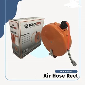 NEW SELANG KOMPRESOR GANTUNG GULUNGAN SELANG ANGIN KOMPRESOR OTOMATIS AIR HOSE REEL 8 METER