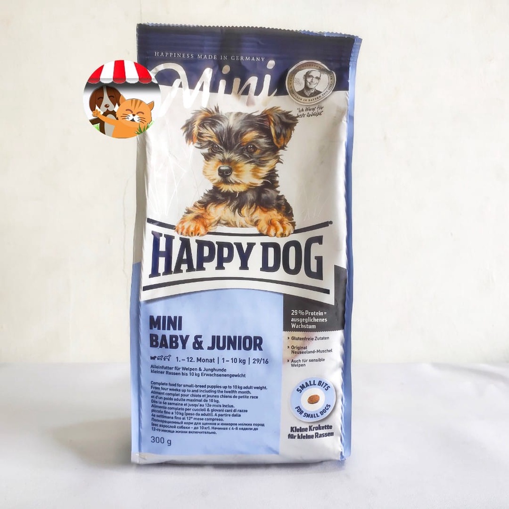 Happy Dog Supreme Mini Baby Junior 300gr - Makanan Anjing