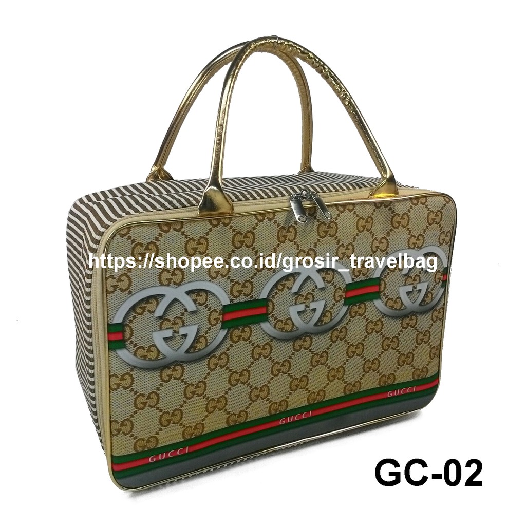 Travel Bag Kanvas Gucci Gc 02