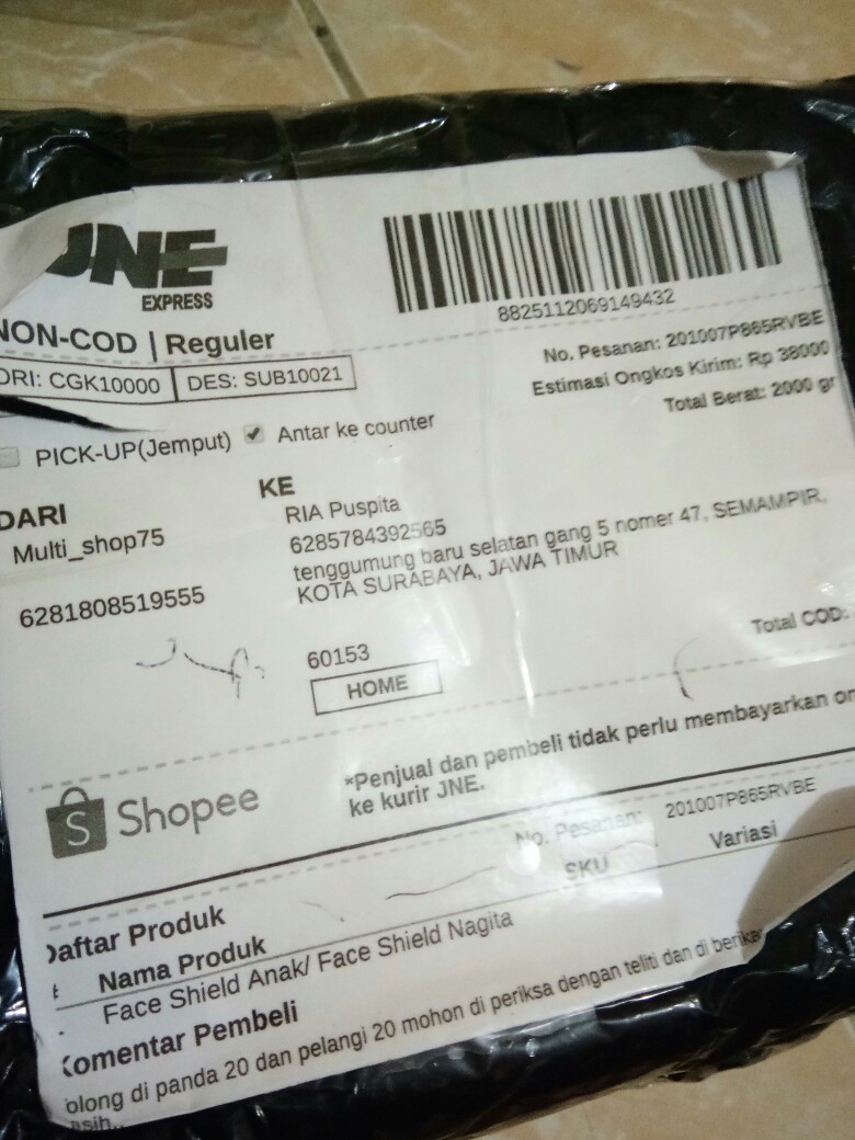 Refill Mika Face Shield Anak/ Refill Mika Face Shield Anak Nagita/ Mika Saja