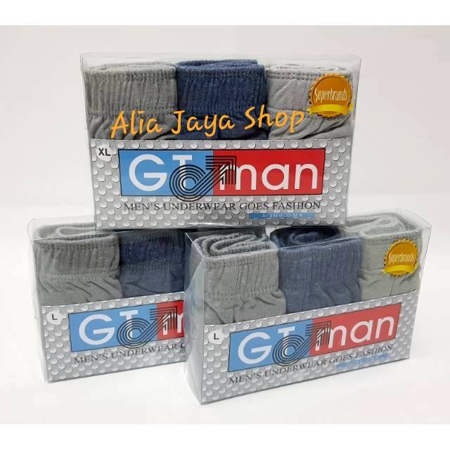 Celana Dalam Pria GT Man isi 3 - Celana Dalam Segitiga Pria - GT Man GMX