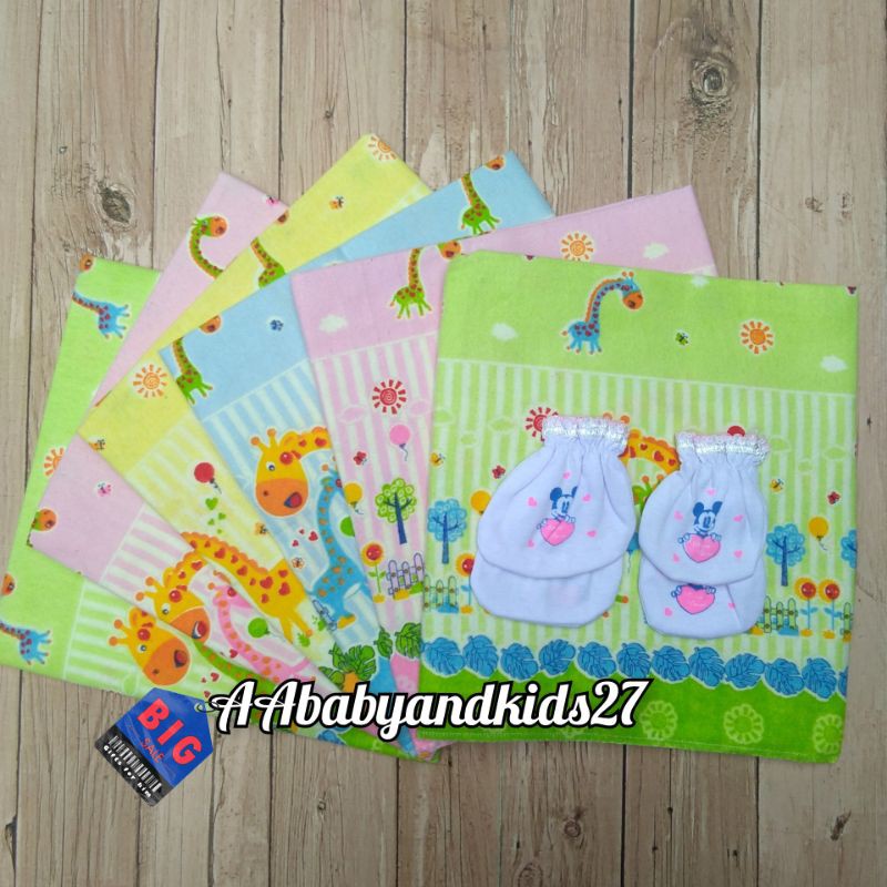 NEW ARRIVAL!!! 1PAK Isi 6PC BABYSTAR Bedong Bayi Ukuran Jumbo 120x90CM SNI Berkualitas