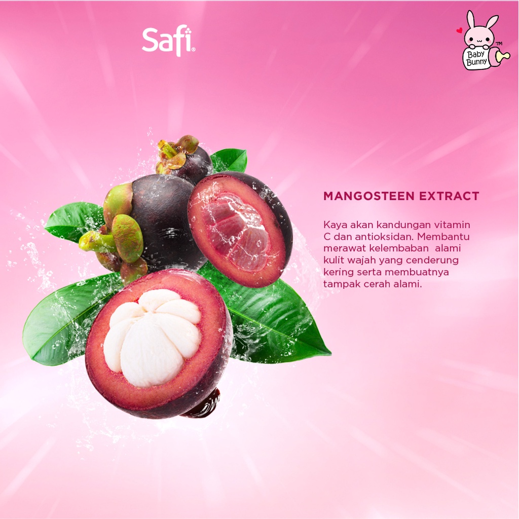 ❤ BELIA ❤ SAFI White Natural Brightening Cream Mangosteen / Grapefruit Extract kulit kering 20g 45g