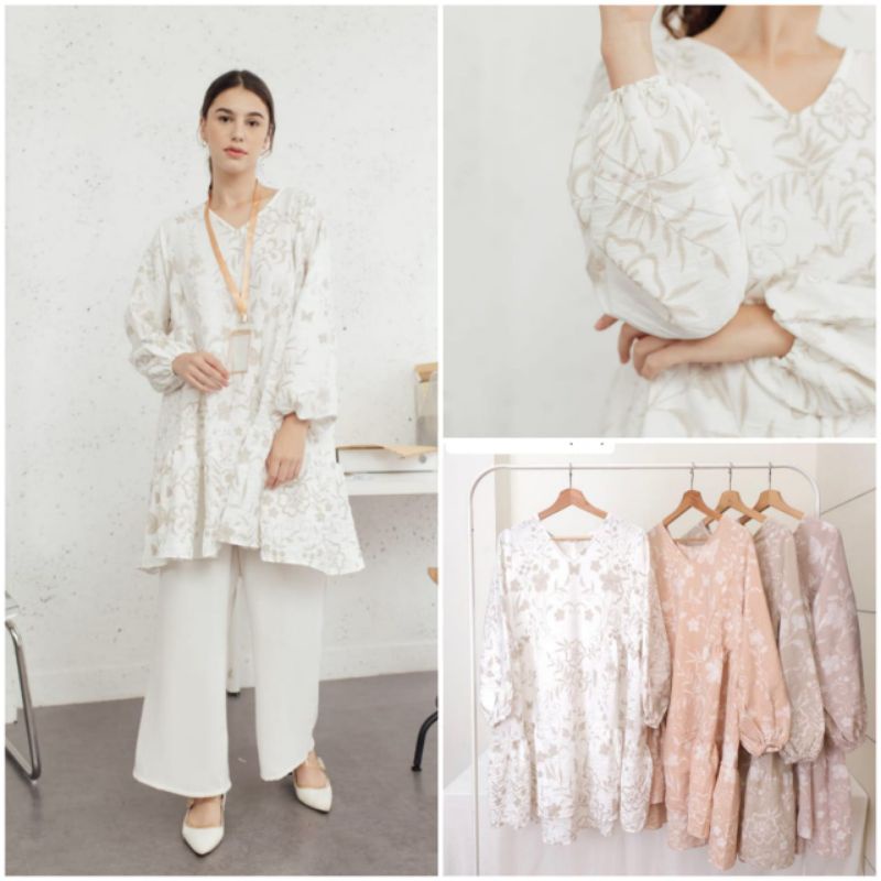 Romansa Tunic & Midi Dress / Tunik Crinkle Premium / Midi Dress / Mini Dress Crinkle / Dress Korea /