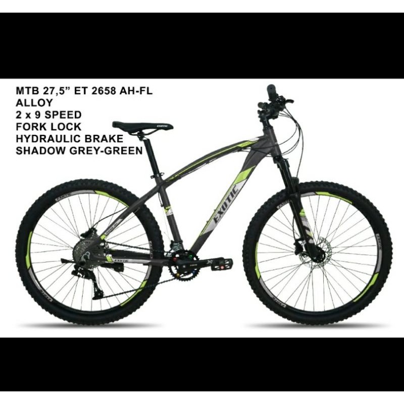 Sepeda Gunung MTB 27.5" Exotic ET 2658 AH-FL