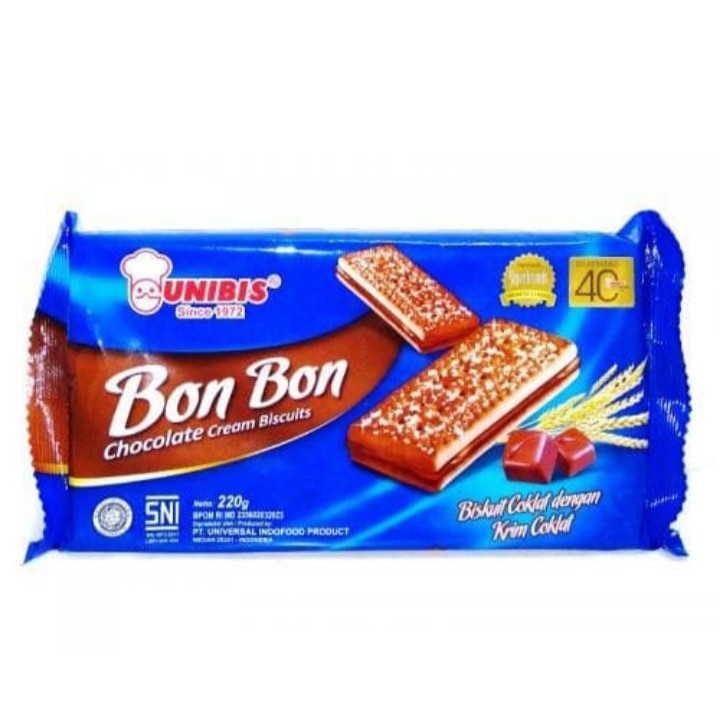 

Biskuit Unibis Bon Bon Chocolate 200gr